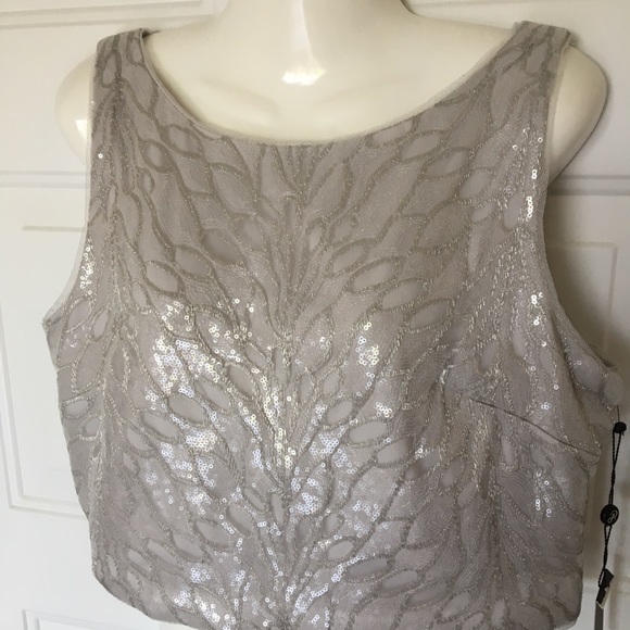 Adrianna Papell Tops - New with tags:  Adrianna Papell sequined top sz 14